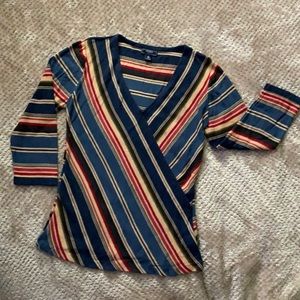 Super cute striped Chaps Denim brand top!